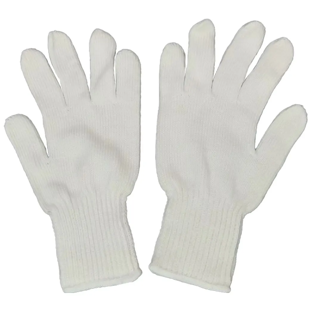 7G general purpose poly-cotton uncoated work glove liner warehousing assembly